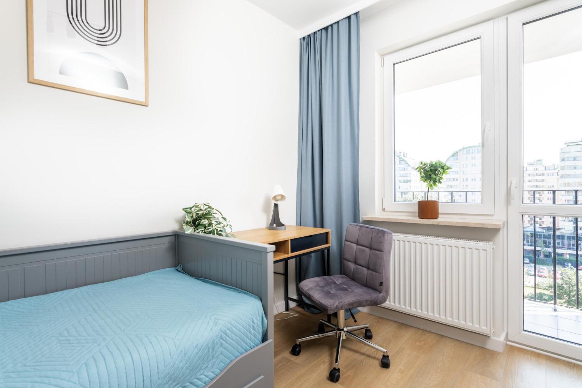 Blue Matcha Premium Apartment Okopowa Varsóvia Exterior foto