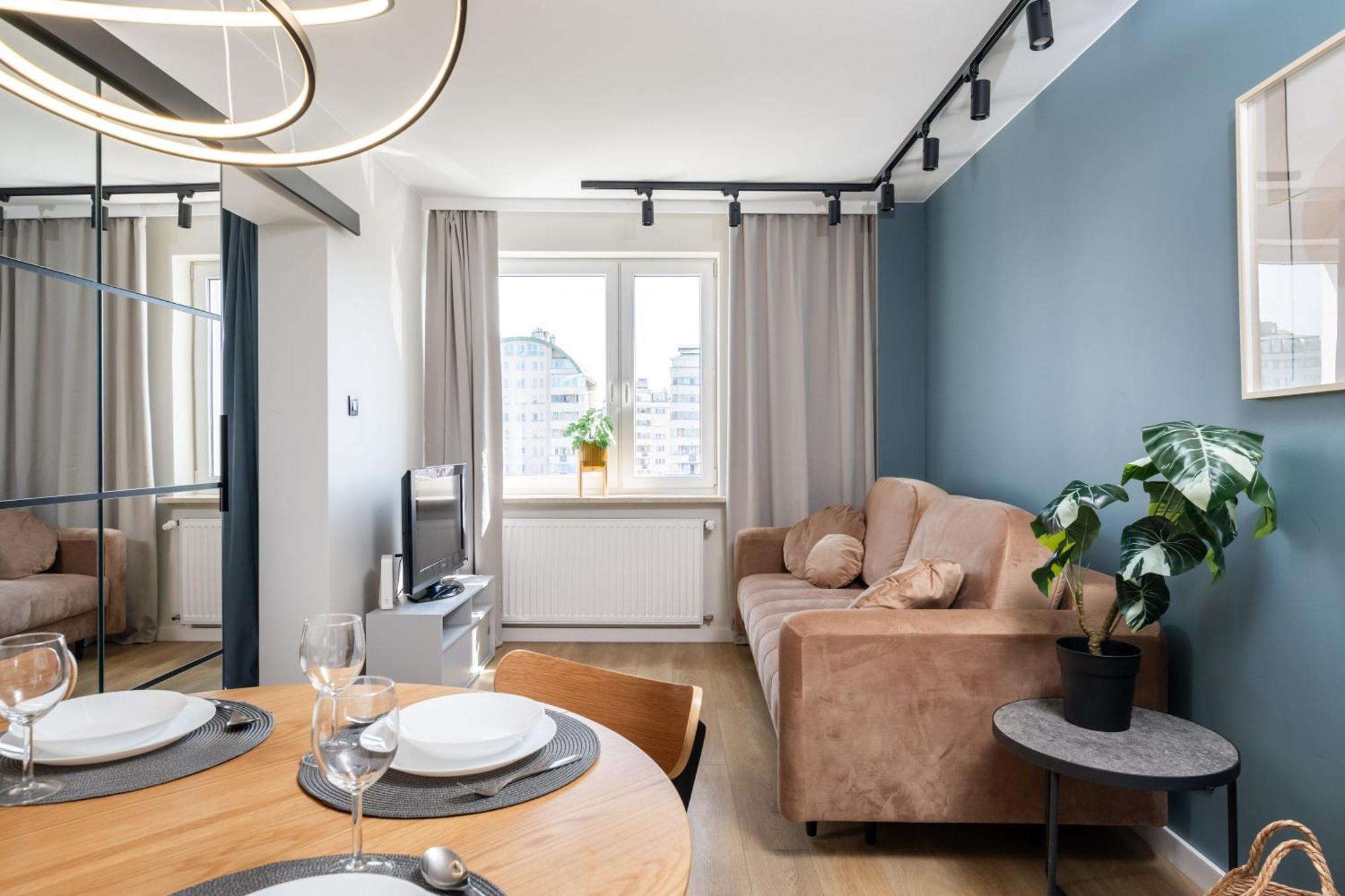 Blue Matcha Premium Apartment Okopowa Varsóvia Exterior foto