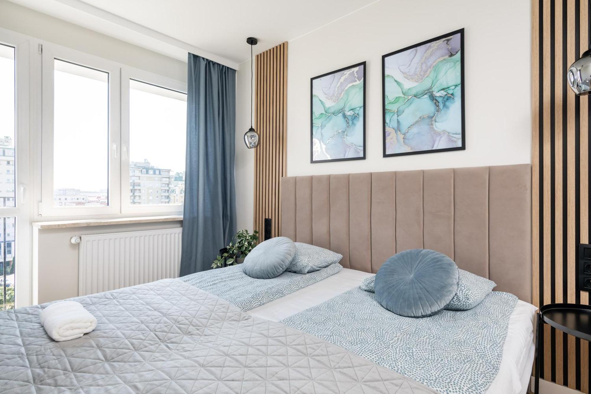 Blue Matcha Premium Apartment Okopowa Varsóvia Exterior foto